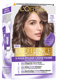 Excellence Cool Creme 7.11 Ultra kühles Mittelblond Produktabbildung