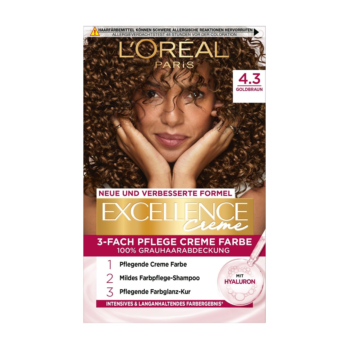 Excellence Creme Goldbraun Produktverpackung vorne