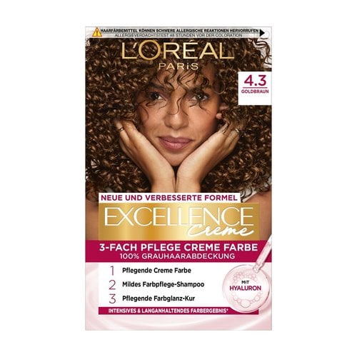 Excellence Creme Goldbraun Produktverpackung vorne