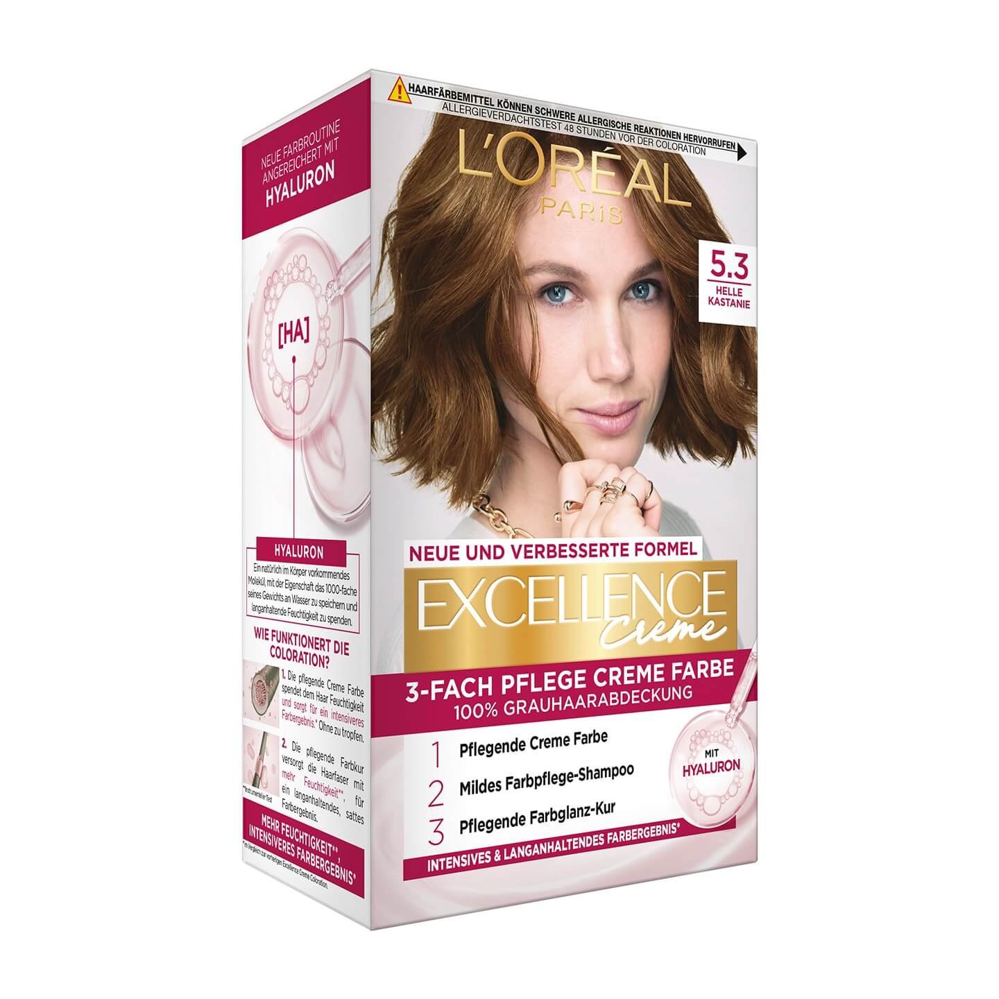 Excellence Crème 5.3 Helle Kastanie Produktbild