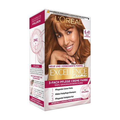 Excellence Creme Helles Caramelbraun Produktverpackung vorne