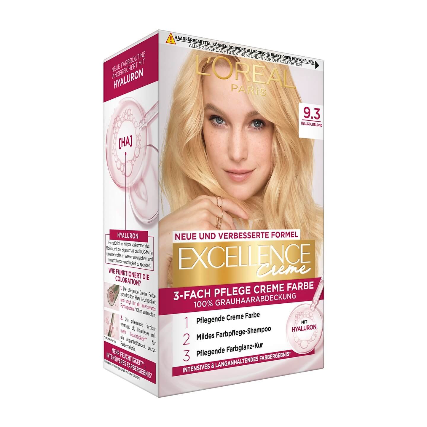 Excellence Crème 9.3 Hellgoldblond Produktbild