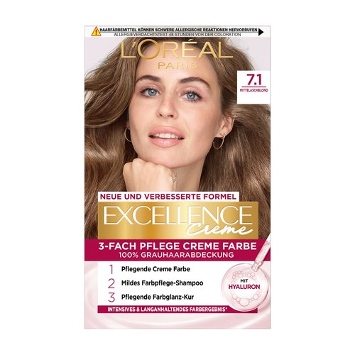 Excellence Creme Mittelaschblond Produktverpackung
