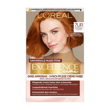Excellence Universale Nude-Töne 7UC Kupfer - Verpackung Vorderansicht