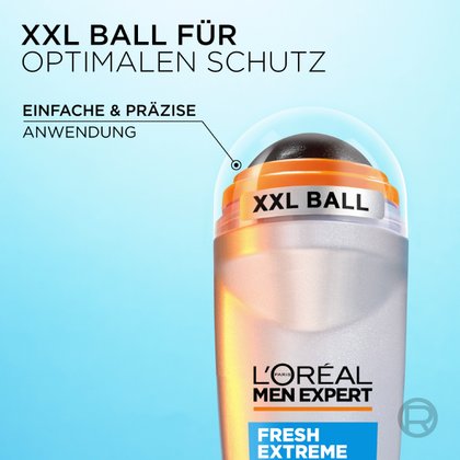 Detailansicht des Deorollers mit Fokus auf den XXL-Applikationsball.