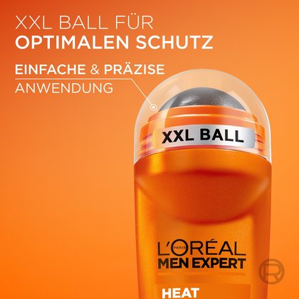 Detailansicht des Deorollers mit Fokus auf den XXL-Applikationsball für präzise Anwendung.
