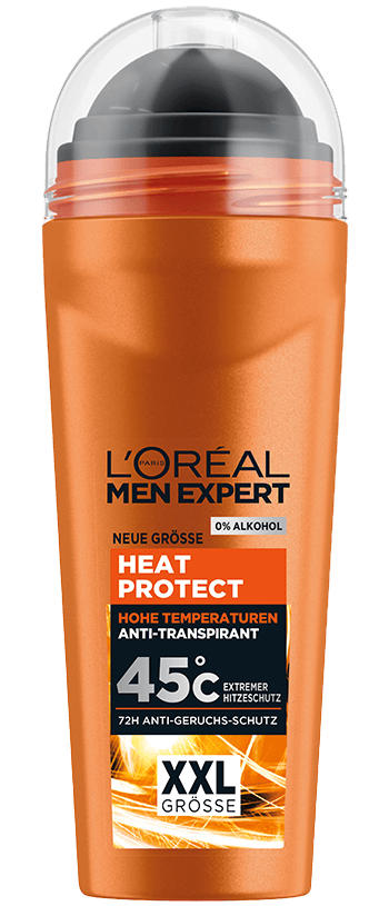 Heat Protect 45°C 72H Anti-Transpirant Deo Roll-On XXL - Produktabbildung