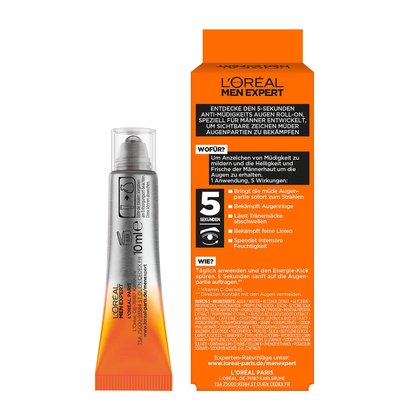Hydra Energy Anti-Müdigkeit Augen Roll-On Rückseite