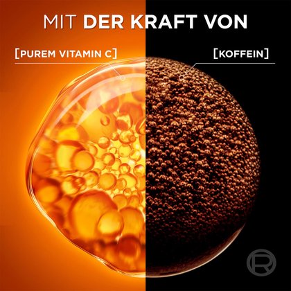 Texturdarstellung von Purem Vitamin C und Koffein