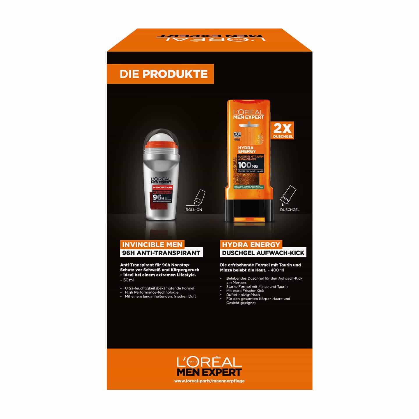 Hydra Energy Box 3-teilig Rückansicht