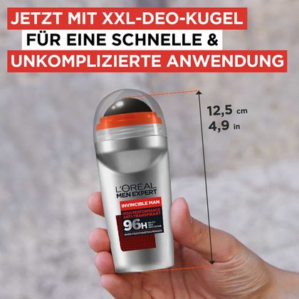 Hydra Energy Invincible Man Deo Roll-on Abmessungen