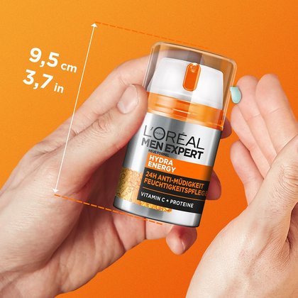 Hydra Energy 24h Anti-Müdigkeit Feuchtigkeitspflege Abmessungen