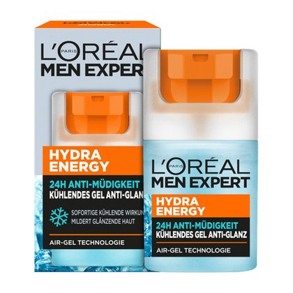 Hydra Energy 24H Kuehlendes Feuchtigkeitsgel Anti Glanz Verpackung vorne
