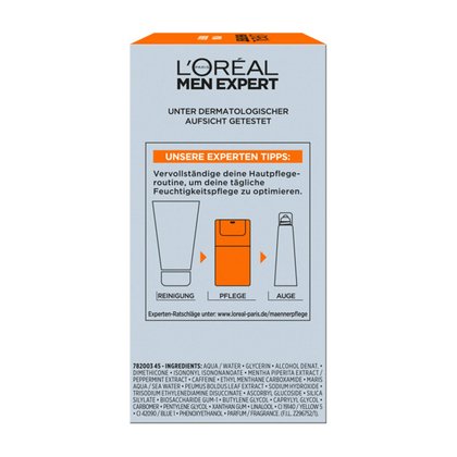 Hydra Energy 24H Kuehlendes Feuchtigkeitsgel Anti Glanz Verpackung hinten