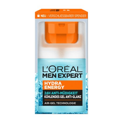 Hydra Energy 24H Kuehlendes Feuchtigkeitsgel Anti Glanz Verpackung vorne