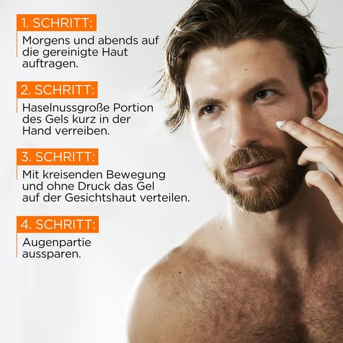 Anwendungsschritte Hydra Energy 24H Kühlendes Feuchtigkeits Gel Anti Glanz