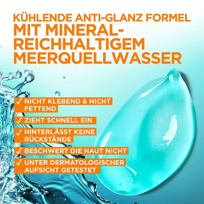 Vorteile des Hydra Energy 24H Kühlendes Feuchtigkeits Gel Anti Glanz