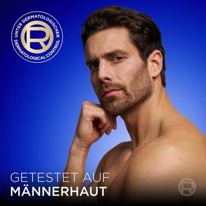 Das Hydra Hyaluronic Feuchtigkeits-Boost Duschgel wurde getestet auf Männerhaut