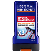 Packshot L’Oréal Men Expert Hydra Hyaluronic Feuchtigkeits-Boost Duschgel 250ml 