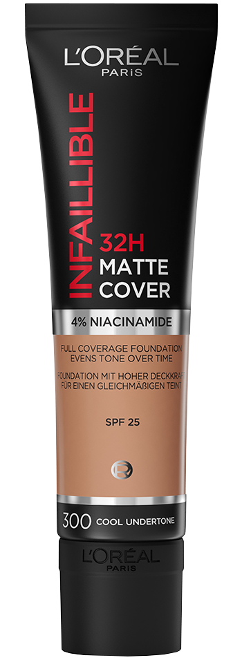 Infaillible 32h Matte Cover Foundation 300 Cool Undertone - Produktabbildung