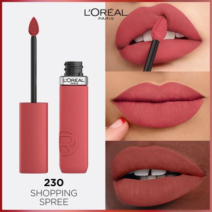 Infaillible Matte Resistance 230 Shopping Spree - Produkt geöffnet mit Anwendungsbeispielen