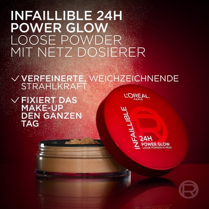 3600524250331 L Or Al Paris Infaillible 24H Power Glow Loose Powder In Mesh 07 Puder Lose Other