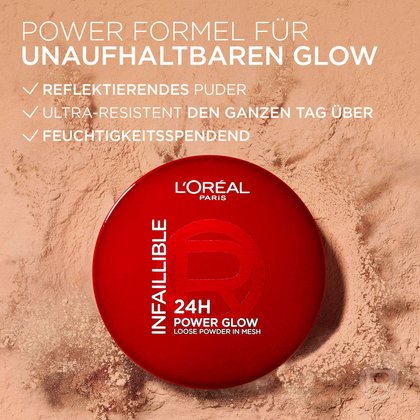 3600524250331LOralParisInfaillible24HPowerGlowLoosePowderinMesh08PuderloseOther 1