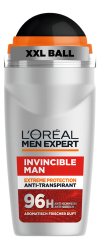 L'Oréal Men Expert Invincible Man Deoroller in der Frontansicht.