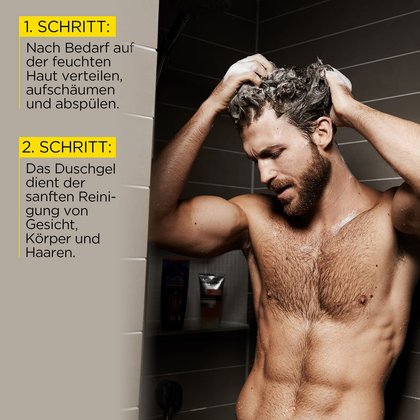 Invincible Sport 5-in-1 Duschgel Anwendungshinweise
