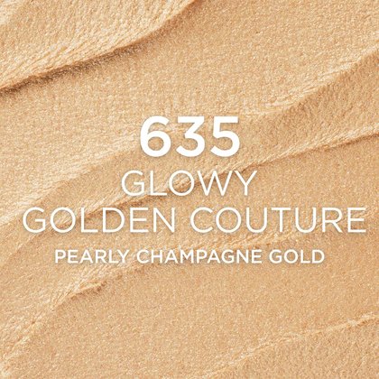 Produktprobe in Detailansicht - Text 635 Golden Couture translucent nude ivory darüber