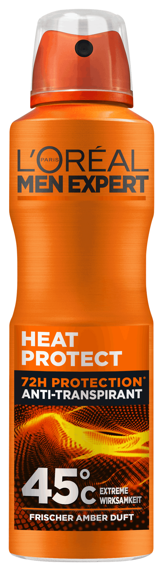 Packshot Heat Protect 72H Protection Deospray in der Hand