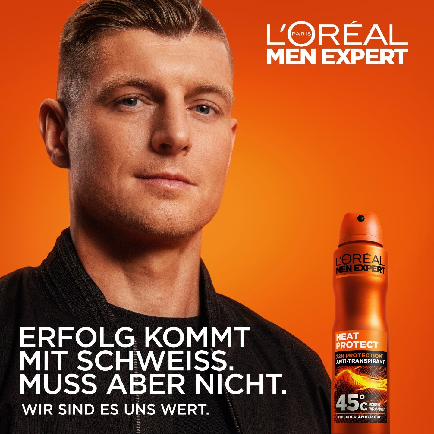 Toni Kroos ist offizieller Botschafter von L'Oréal Paris Men Expert