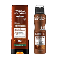 Barber Club Box: XXL Duschgel & Deo Body Spray Box - Produktabbildungen