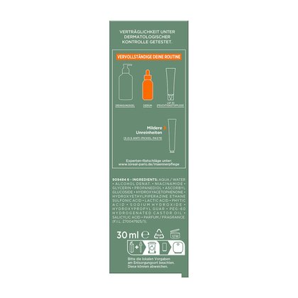 Derma Control Niacinamide Anti-Unreinheiten Serum - Verpackung Seitenansicht