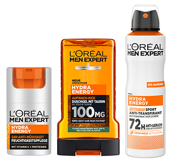 Hydra Energy Face Koerper Set Mit Spray Produktreihe