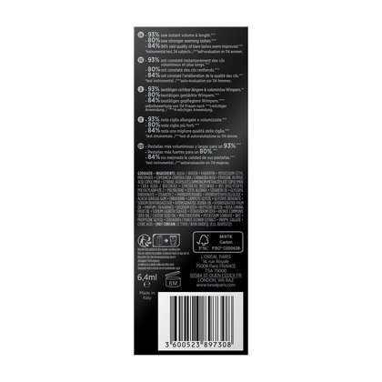 Lash Paradise Intense Black - Verpackung Rückansicht