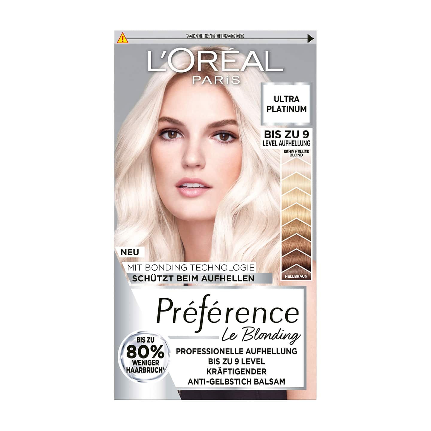 Préférence 9L Bleach Ultra Platinum Packshot