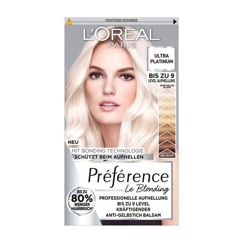 Préférence 9L Bleach Ultra Platinum Packshot