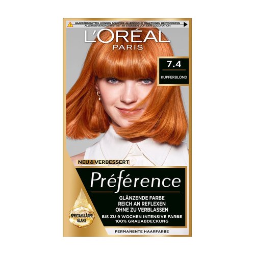 Rote Haare Dublin Kupferblond 74 Preference Packshot