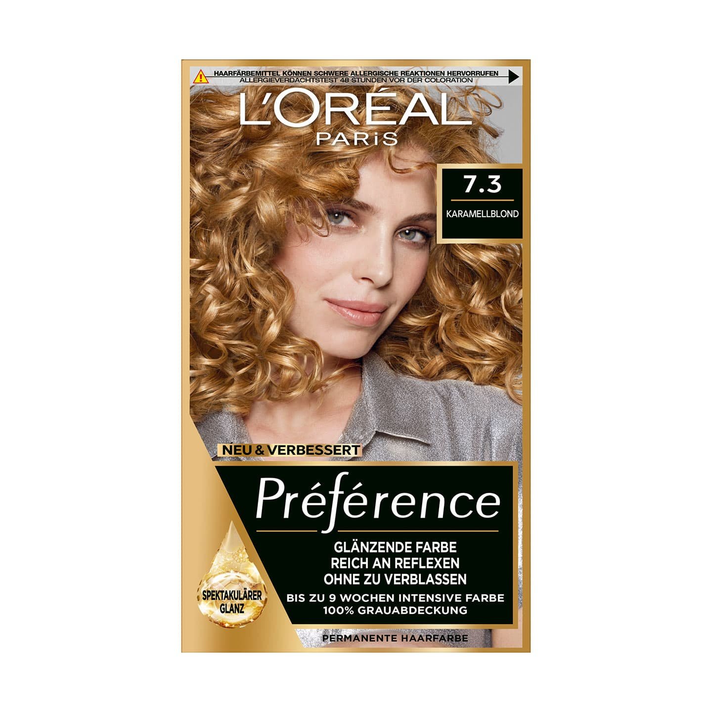 Blondehaare Florida Karamellblond 73 Preference Packshot