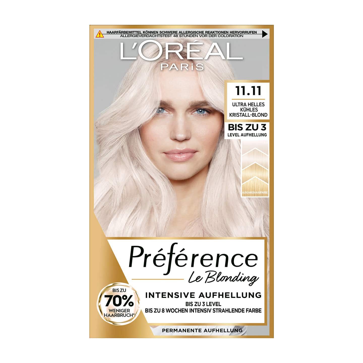 Préférence 11.11 Island ultra-helles kühles Kristall-Blond - Produktabbildung