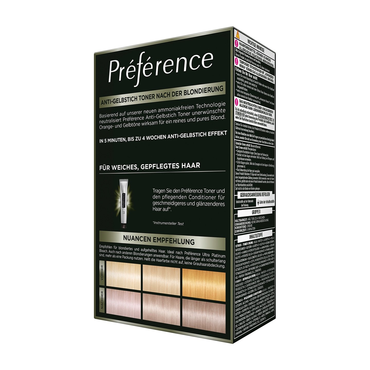 Préférence Toner Pearly Boost Produktabbildung Rückansicht