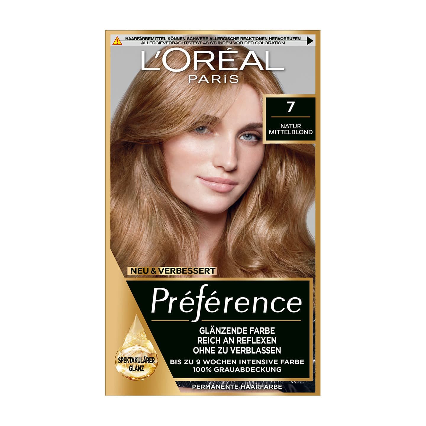 Blondehaare Vienna Naturmittelblond 7 Preference Packshot