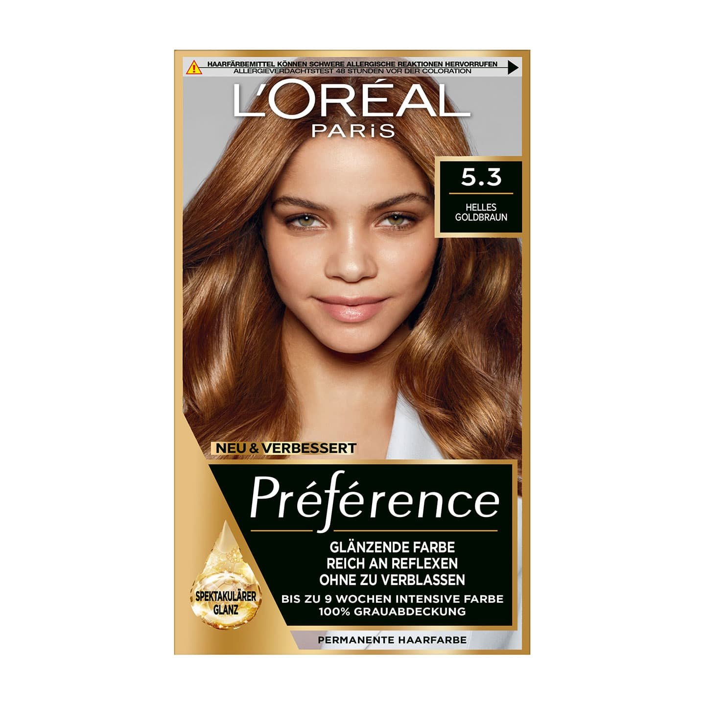 Braune Haare Virginia Helles Goldbraun 53 Preference Packshot