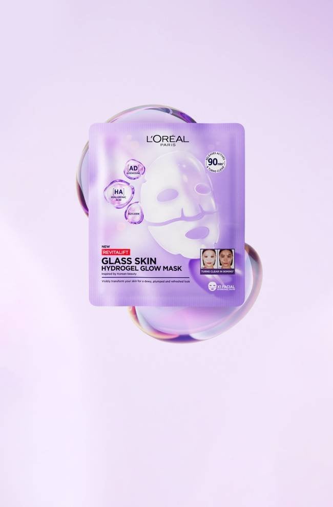 Glass Skin Hydrogel Glow Mask Mobile Banner Image
