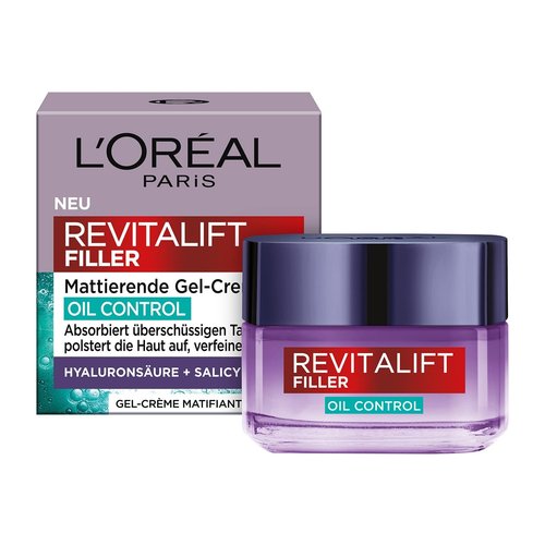 Revitalift Filler Mattierende Gel-Creme Oil Control - Produkt & Verpackung