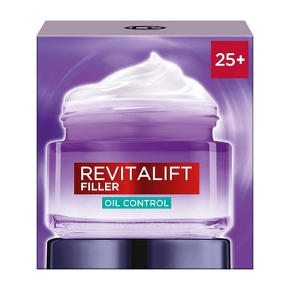 Revitalift Filler Mattierende Gel-Creme Oil Control - Verpackung Vorderseite