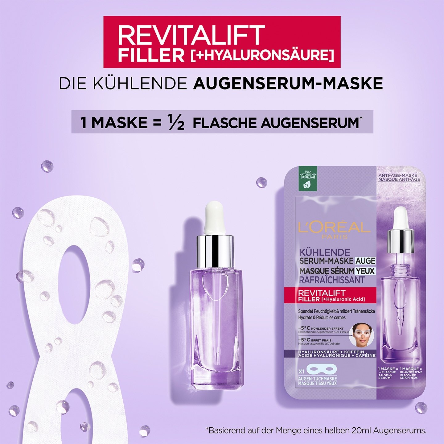Revitalift Filler Serum-Maske Auge Produktbild