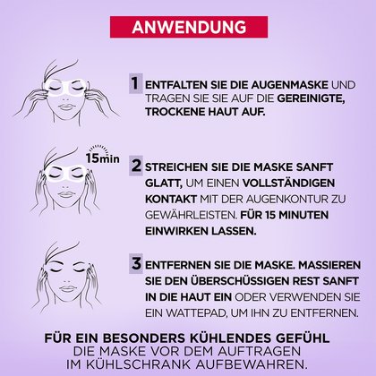 Revitalift Filler Serum-Maske Auge Anwendung