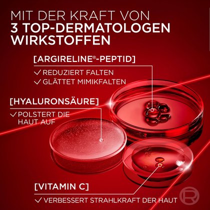 Revitalift Laser X3 Anti Age Auge rote Tube stehend und Verpackung